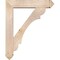 Ekena Millwork Olympic Arts and Crafts Smooth Bracket w/ Offset Brace, Douglas Fir, 7 1/2"W x 36"D x 44"H BKT0806X36X44OLY03SDF - alternate 2